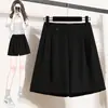 Shorts Casuales de Talla Grande para Mujer, Talla 26, Nuevo Estilo de Verano, Corte Holgado, Adelgazante, Cintura Alta, Pierna Ancha, Corte A, Shorts de Seda de Hielo