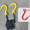 Gancho de tubería de acero gancho de cadena de elevación gancho de cadena de hierro de elevación gancho de izaje gancho de apertura grande gancho de acero al manganeso gancho de punta fina