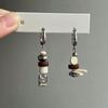 Bloco de madeira Novo estilo chinês Antigo All-match Ear Buckle Elegante Nicho Design Novos brincos de alto valor Brincos vintage femininos