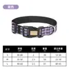 Nuevo Collar para Perro, Cadena Reflectante para Perro de Exterior, Collar Táctico para Mascota Grabado, Collar para Perro, Listo para la Venta