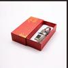 Memoria USB de regalo de 16 g y 32 g, personalizada, creativa, con ventana de licitación, letras de flores, logotipo impreso, estilo retro, borla, caja de regalo, memoria USB de 64 G