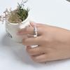 Anillo Ajustable de Plata S925 con Perla Shijia Retro Francés Luz Lujo Moda Elegante Diseño Nicho Anillo para Mujer