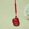 Corrente para Celular Gato da Sorte Fofo de Sinfonia Sino de Órgão de Água Pingente Gato da Sorte Acenando Mãos Gato da Sorte DIY Produtos Semi-Acabados Atacado