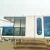 Casa de vacaciones de campo de bajo costo, construcción modular de contenedores, cápsula espacial eólica simple, RV, alojamiento móvil con desayuno
