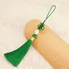 Hilo de Nylon Jade Hilo de Nudo Pequeño Ensartar Cuentas Borla Nudo Chino Borla Colgante Pequeño Borla Estilo Antiguo Marcador Colgante Adorno
