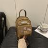 Moda de Viaje Resistente de Moda 2025 Gran Capacidad Simple Elegante Nueva Cadena Hombro Único Doble Hombro Mochila Pequeña para Mujeres