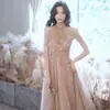 Vestido de Noche Color Champaña Nuevo Elegante para Niña Fiesta de Cumpleaños Ceremonia de Mayoría de Edad Vestido Hálter de Hada Vestido Largo