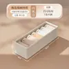 Caja de Almacenamiento para Ropa Interior y Calzones Algodón y Lino Tianshan Organizador de Compartimentos para Ropa Íntima Calcetines Tres en Uno Tipo Cajón Artefacto de Almacenamiento