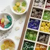 Cuentas de Cristal Checo Pintadas en Oro Doméstico Retro Caracol Pájaro Flor de Durazno Material Hecho a Mano Pulsera Cadena de Teléfono Móvil Accesorios de Joyería