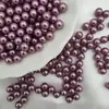 Perlas de Imitación Porosas de Alto Brillo 3-30mm Cuentas Sueltas Accesorios DIY Hecho a Mano Accesorios de Joyería Abs Cuentas para Ropa Cuentas de Colores