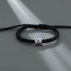 Pulsera de hombre con diseño moderno y estilo hip hop, sencilla y tejida a mano, ideal para novios.