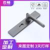 Cerradura Simple de una Lengüeta Pequeña de 50 mm y Grande de 50 mm para Puertas de Baño y Habitaciones, Cerradura Falsa de Aleación de Zinc con Diseño Resistente a la Corrosión y Duradero