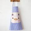 Delantal de dibujos animados creativo de cerdito Moda coreana Delantal de cocina antiadherente Delantal sin mangas para el cuello Venta al por mayor de fábrica
