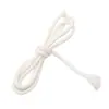 Cuerda de poliéster de color de 5 mm, núcleo redondo, resistente al desgaste, cuerda de amarre, cuerda tejida a mano para bricolaje, colgante creativo para llavero