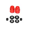 Amortecedores para Skate, Acessórios de Suporte para Skate de Brinquedo de Quatro Rodas Duplamente Curvados, Conjunto de Pastilhas de PU, Acessórios para Fish Board, Pastilhas de Alta Elasticidade