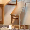 Escritorio de Madera Maciza para Sala de Estar, Mesa de Lectura y Estudio, Escritorio Doble para Uso Doméstico, Escritorio que se Puede Usar en la Sala de Estar, Estación de Trabajo