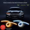 Venda Quente Transfronteiriça Ultra-Fino Scanning Flow Light Luzes Diurnas Sinal de Seta de Carro Luzes Ambiente Faróis de LED Modificados para Carro