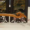Accesorios para el cabello Hanfu regalos creativos flor de hierba pequeña tallada a mano tocado de vestuario antiguo horquilla de madera de durazno palacio