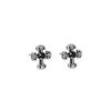Aretes en Forma de Cruz para Hombre, Modernos y a la Moda, Aretes Personalizados Huecos Tallados para Mujer, Accesorios Versátiles de Diseño de Lujo Ligero