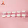 En Stock de Fábrica Botella de Boca Ancha de 68 Dientes, Botella de Plástico PET Transparente, Frasco Sellado a Prueba de Humedad de 500g, Botella Dispensadora de Crema con Película de Barro