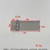 Dobradiça de Ferro Espessada e Reforçada de 2,5 mm Dobradiça de Porta de Ferro Dobradiça de Porta de Correr Dobradiça para Solda Elétrica Dobradiça Dobrável 1,5 Polegada 2 Polegadas 2,5 Polegadas