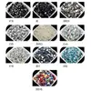 4mm 1000 piezas diamantes de imitación de vidrio de resina con base plana 14 facetas kit de material para decoración de funda de teléfono con diamantes de imitación DIY accesorios de belleza