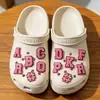 Nuevos Accesorios Digitales Rosas para Zapatos de Mujer, Decoraciones para Zapatos tipo Clogs, Accesorios para Zapatos de Goma Blanda de PVC, Hebillas Decorativas