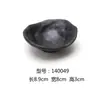 Plato Negro Mate A5 para Salsa, Plato para Condimentos, Plato Personalizado de Melamina para Condimentos, Plato para Salsa de Soja y Condimentos de Restaurante de Hot Pot