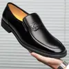 Zapatos de piel para hombre de vestir de negocios para hombre de mediana edad suela blanda zapatos de papá Primavera y Otoño Nuevos transpirables Zapatos de hombre una generación de clásico