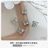 Accesorios para Uñas con Zirconia de Mariposa 2026, Lujosos y Deslumbrantes Moños Plateados, Diamantes de Hielo y Azúcar, Decoraciones de Uñas Portátiles