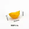 Fruta de plátano en miniatura, juguete de comida realista 3D, pegamento de crema en miniatura, amuleto para pulsera DIY, accesorio para el cabello, componente de resina