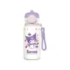 Taza térmica auténtica de Sanrio para niños y estudiantes, taza portátil con pajilla, linda taza de dibujos animados de doble uso, especialmente diseñada para uso escolar