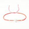 Pulsera de cuentas de arroz de vidrio simple pulsera de cuentas tejida a mano pulsera de perlas vintage naturales al por mayor para mujer