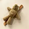 Boneca de Urso Fofa e Macia, Pulseira com Argola de Pressão, Brinquedo de Pelúcia, Boneca de Urso Deitado Presente