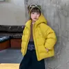Youhua 2026 Invierno Nueva Chaqueta de Plumas de Ganso Cálida con Capucha y Mangas Desmontables a Prueba de Viento para Niñas 11017