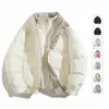 Invierno 2025 Nuevo Cuello de Doble Capa Empalme a Cuadros Chaqueta de Algodón de Dos Piezas Falsas Moda para Parejas Casual Chaqueta de Panadería Moderna