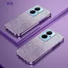 Adecuado para funda de teléfono móvil VIVO Y100 V25 brillo degradado chapado 6D Y78 orificio fino Y95 a prueba de caídas y73s cubierta protectora