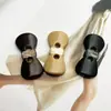 Hebilla de Resina de Dos Ojales de 45 mm Hebilla Decorativa de Piel para Abrigo Cortavientos Hebilla de Cuerda para Manualidades DIY