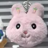 Pingente de Pelúcia Rangente Desenho Animado Fofo Feminino Coreano Criativo Fofo Pingente de Bola de Pelo Chaveiro de Carro Charme para Bolsa Feminina