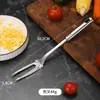 Juego de Utensilios de Cocina de Acero Inoxidable Cuchara Espátula Espátula de Cocina Espátula Ranurada Cuchara Ranurada Cucharón Cuchara para Arroz Servidor de Pasta Tenedor para Carne Juego de Siete Piezas para Cocinar