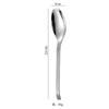 Cuchara Doméstica de Acero Inoxidable 304, Cuchara para Sopa Infantil, Cucharón de Sopa Engrosado, Profundizado para Comer y Beber Sopa, Apariencia de Alta Calidad