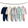 Conjunto de Color Sólido para Niños para Primavera y Otoño, Conjunto de Ropa a Juego Elegante y de Moda para Padres e Hijos para Niñas, Conjunto Deportivo de Dos Piezas para Bebés y Niños Pequeños