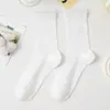 Calcetines de Malla Finos de Algodón Puro para Mujer con Borde de Encaje, Calcetines Holgados Anti-Olor, Calcetines Estilo Lolita para Estudiante