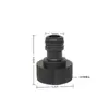 Adaptador de Grifo de 4 Puntas a 6 Puntas Conector Rápido de Riego 1/2-3/4 Cabezal de Pezón Cuatro-Seis-Puntas
