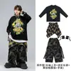 Disfraz de Baile Callejero para Niños Hip Hop para Niños Conjunto de Hip Hop Estilo Callejero para Niños Disfraz de Escenario Personalizado Conjunto a la Moda