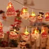 Árbol de Navidad anciano luces parpadeantes luces LED de estrellas cadena de luces luces de ambiente para interiores luces decorativas de Navidad