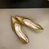 Zapatos de mujer Chuyuji estilo francés de punta fina con corte en V, ajustados, de tacón bajo, 2026 Primavera/Otoño, simples para el trabajo diario, zapatos Mary Jane
