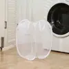 Cesta de ropa sucia para almacenamiento en el baño, cesta de lavandería plegable para uso doméstico
