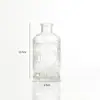 Estilo INS europeo al por mayor nuevo jarrón de cristal hidropónico botella de aromaterapia mini jarrón para sala de estar adorno de interior arreglo floral