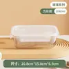 Marmitas herméticas para trabalhadores de escritório, recipientes de armazenamento para geladeira, potes para armazenamento de alimentos, recipientes de vidro para alimentos, marmitas seguras para micro-ondas
